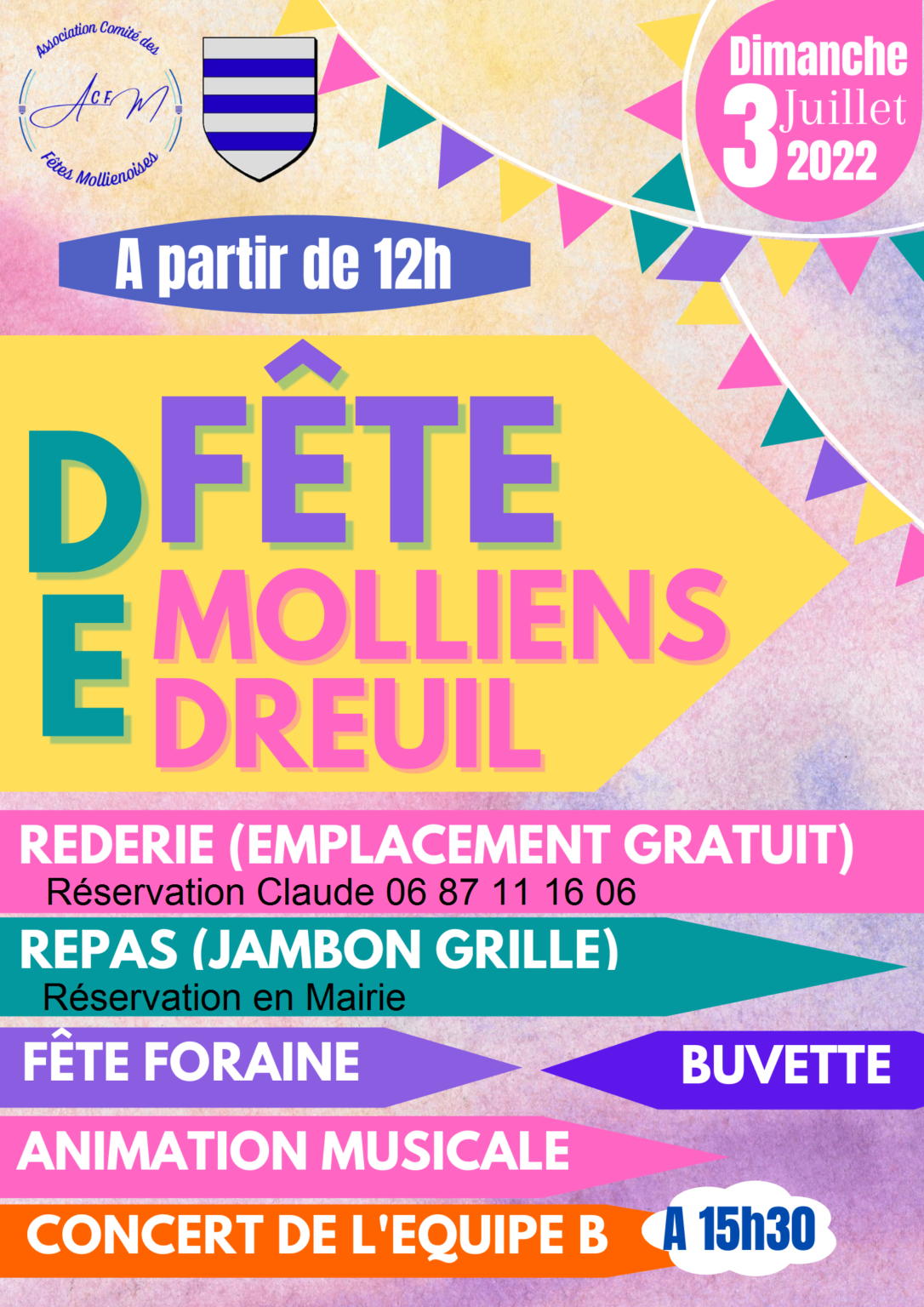 Fête locale 2020 – Molliens-Dreuil/Dreuil-les-Molliens