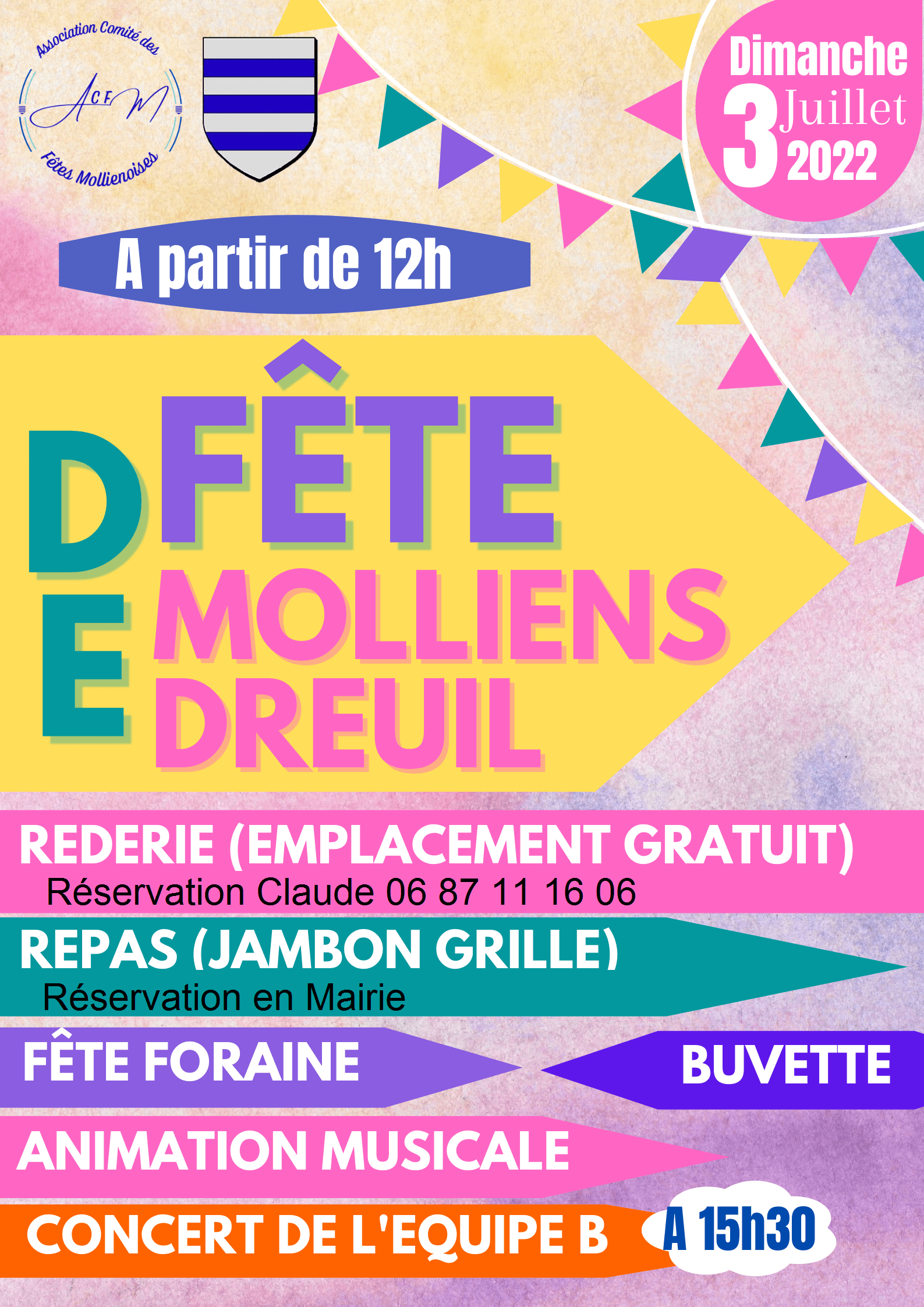 Fête locale 2020 MolliensDreuil/DreuillesMolliens